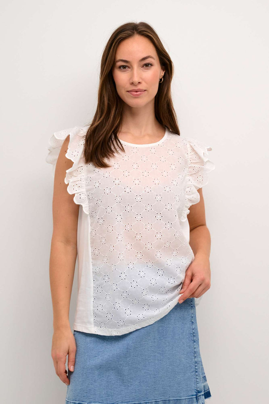 Blouse Cualice blanche par Culture