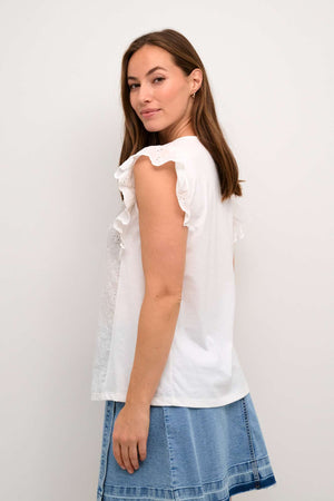 Blouse Cualice blanche par Culture