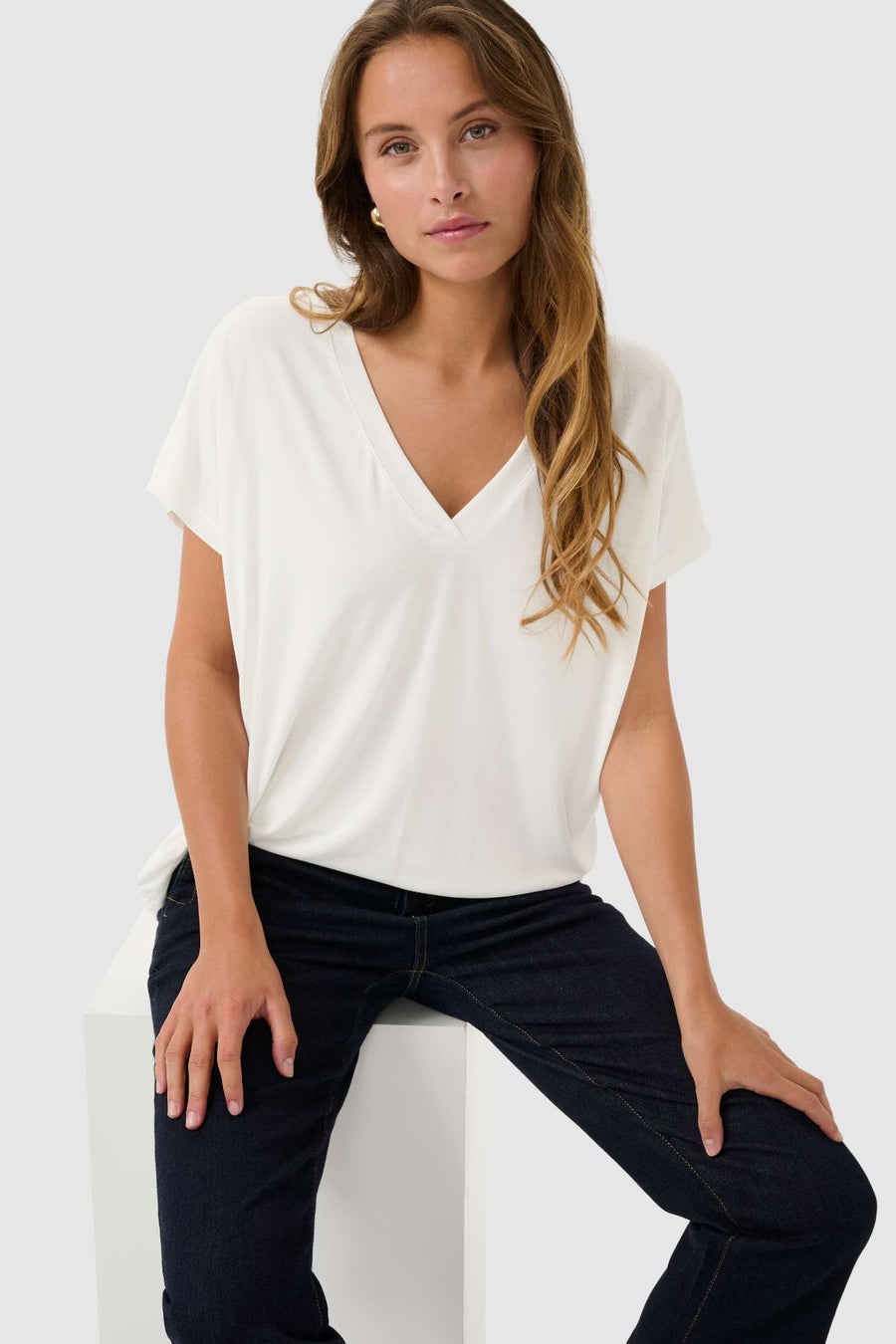 T-shirt Cudrica Kajasa blanc par Culture