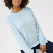Chandail annemette rayé cashmere blue par Culture