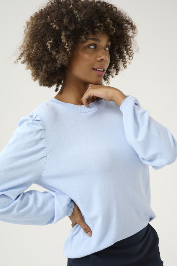 Chandail annemette pullover cashmere blue par Culture