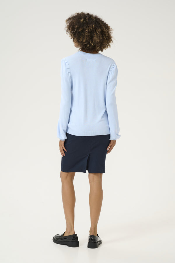 Chandail annemette pullover cashmere blue par Culture