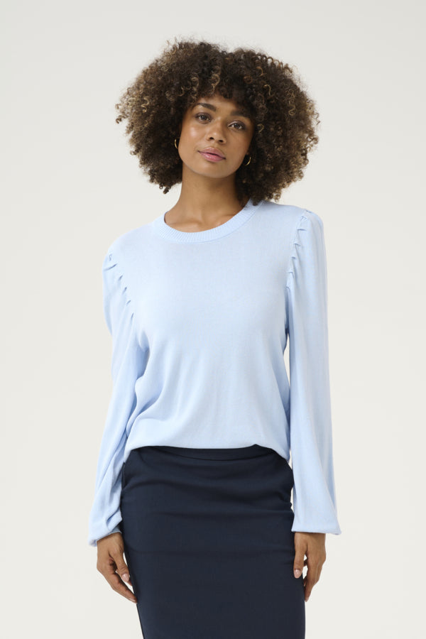 Chandail annemette pullover cashmere blue par Culture