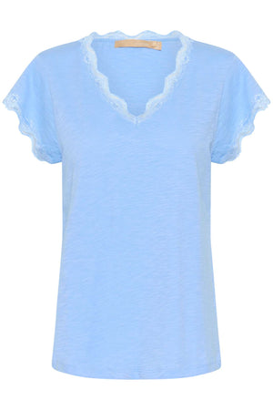 T-shirt Cubiana dentelle mauve par Culture