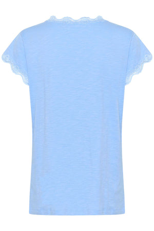 T-shirt Cubiana dentelle mauve par Culture