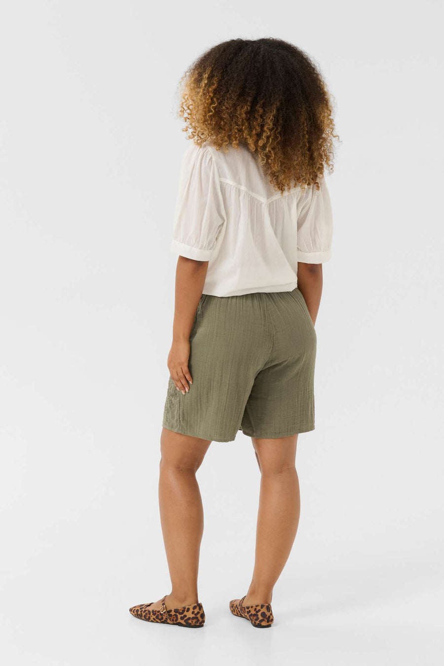 Short Cuellis dusky green par Culture
