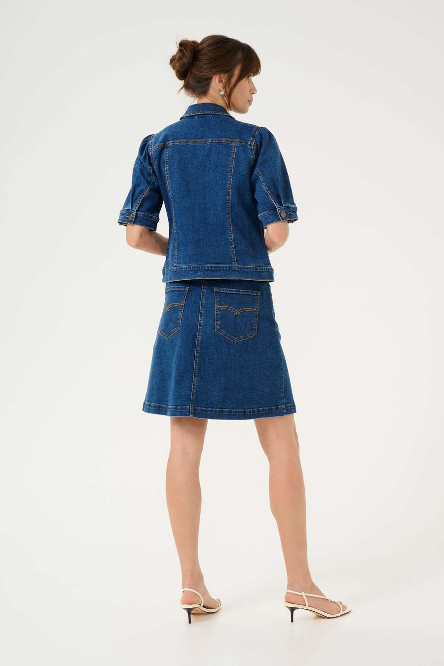 Veste jeans Cudeva denim bleu par Culture
