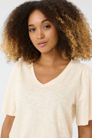 T-shirt Cubiana foil blanc par Culture