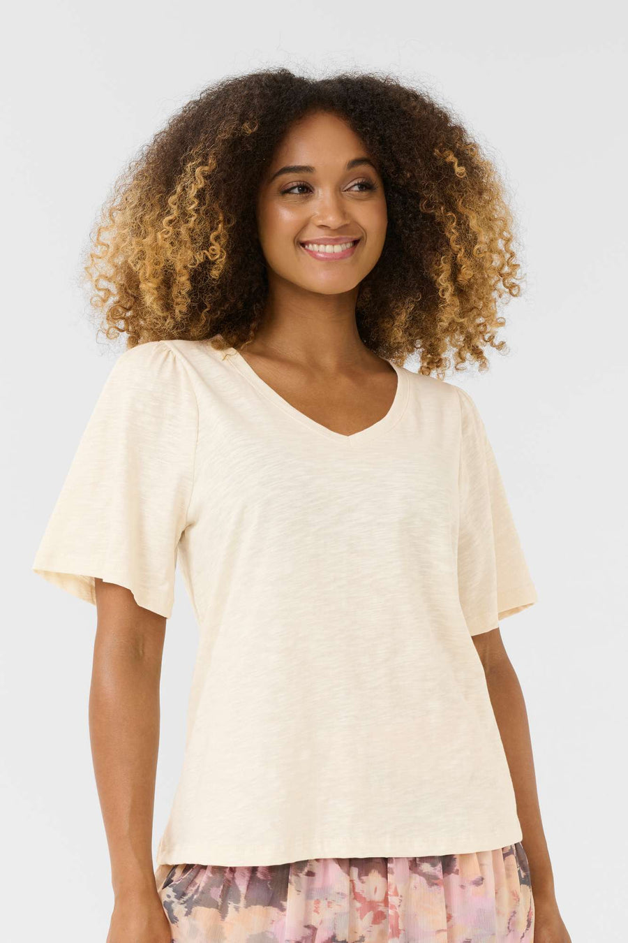 T-shirt Cubiana foil blanc par Culture