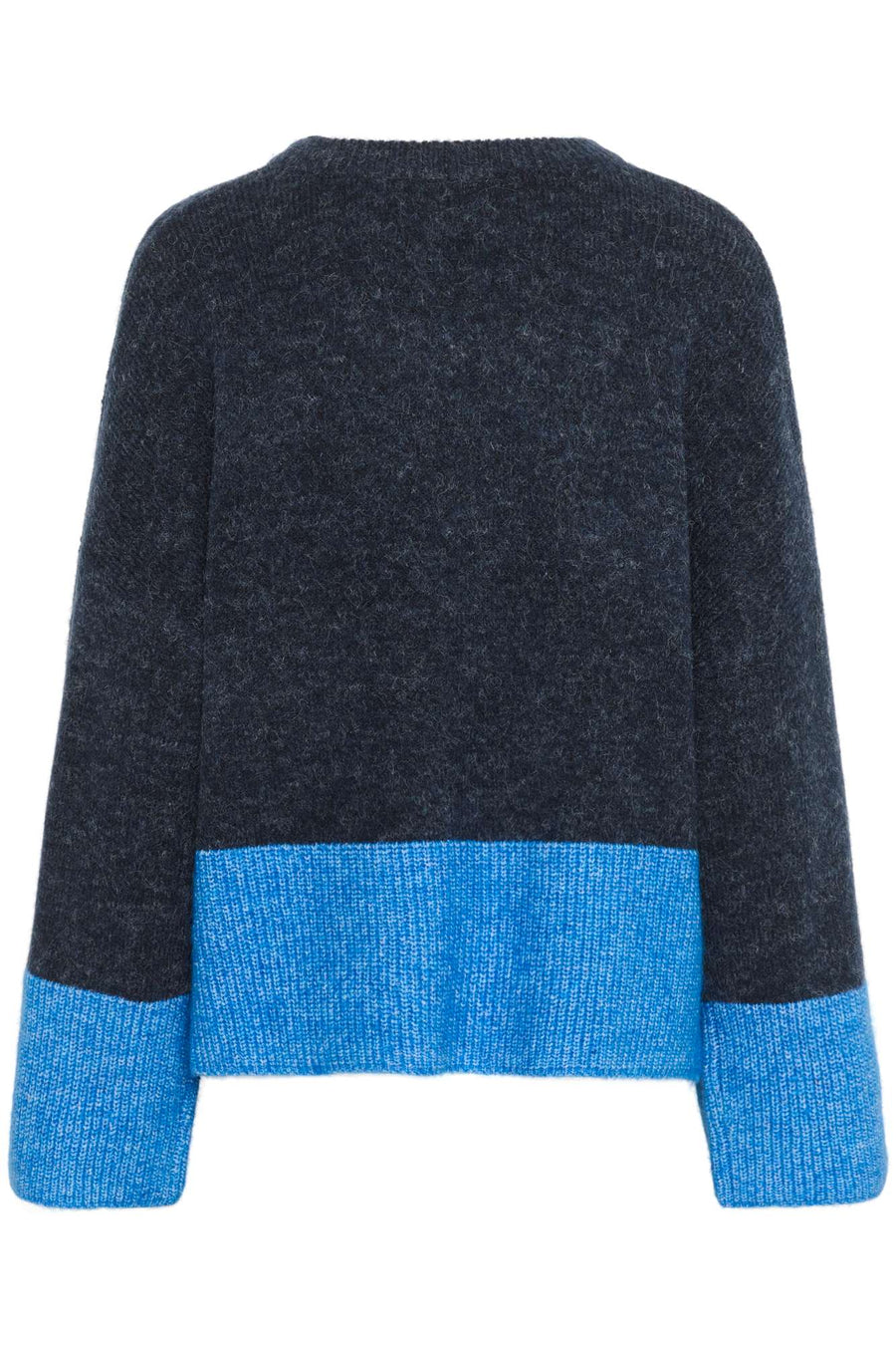 Chandail Nicky Kimmy uni 2 tons de bleu par Culture