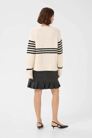 Chandail Nicky Kimmy rayures bleu et blanc par Culture