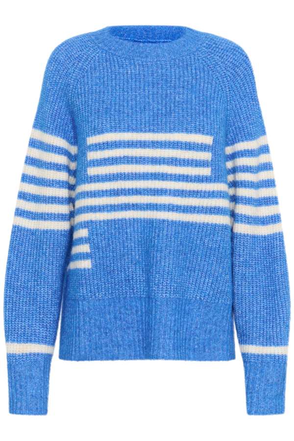Chandail Nicky Kimmy rayures bleu et blanc par Culture