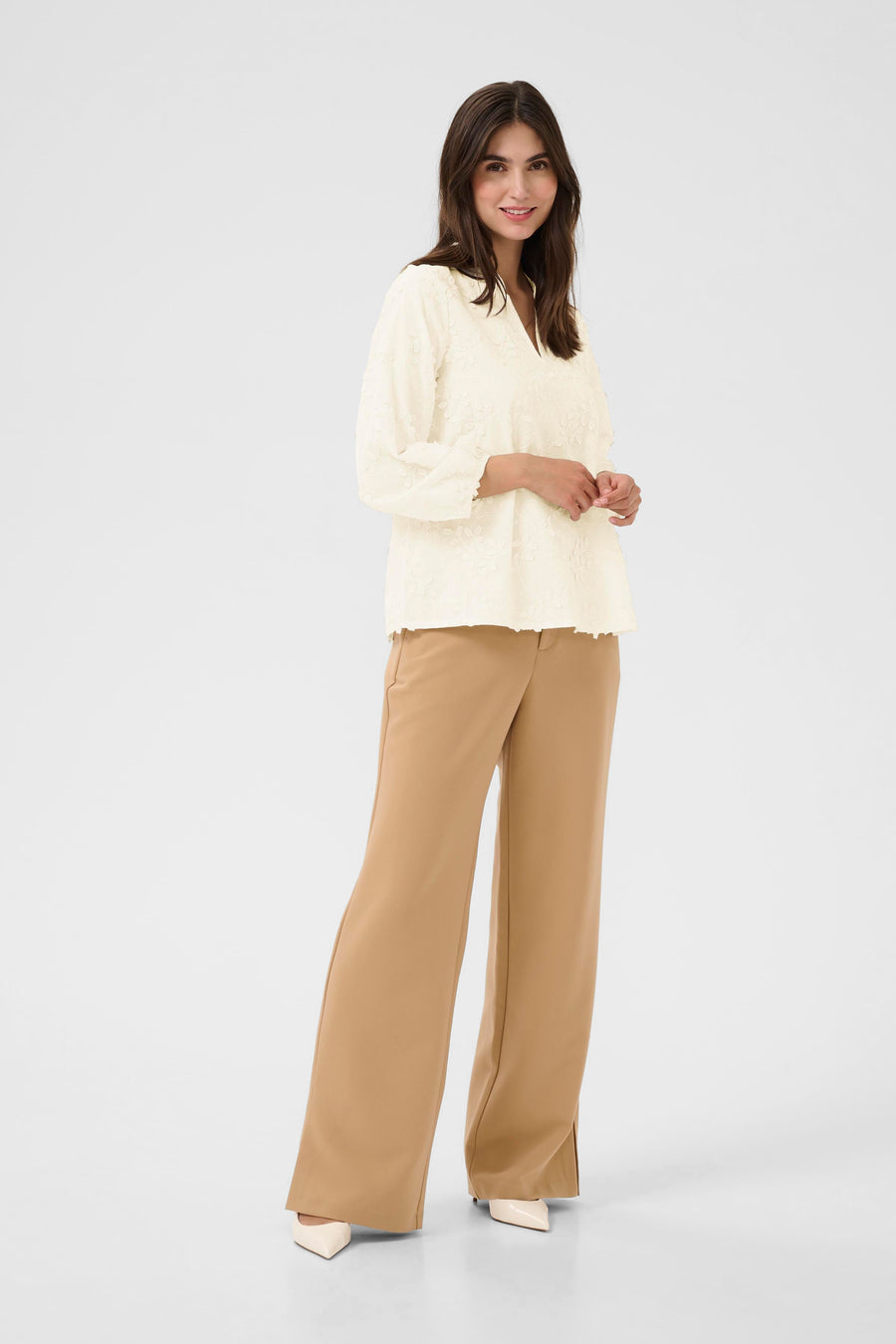 Blouse Cunedia blanche par Culture