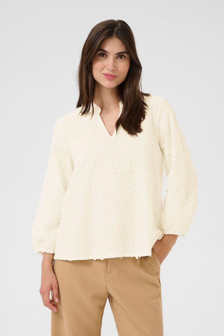 Blouse Cunedia blanche par Culture