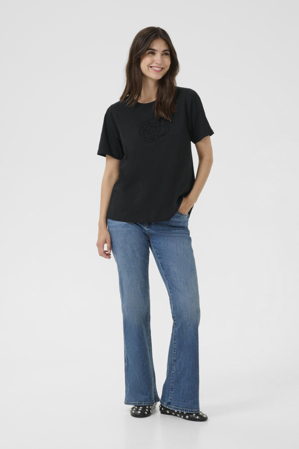 T-shirt Cutera Gith noir par Culture