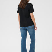 T-shirt Poppy V neck noir S par Culture