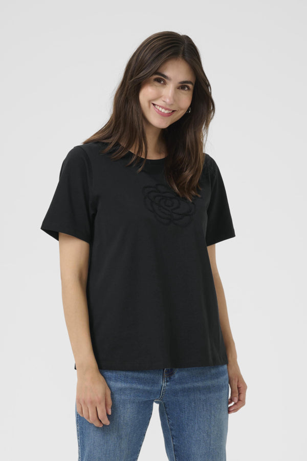 T-shirt Cutera Gith noir par Culture