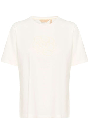 T-shirt Cutera Gith blanc par Culture