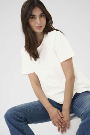 T-shirt Cutera Gith blanc par Culture