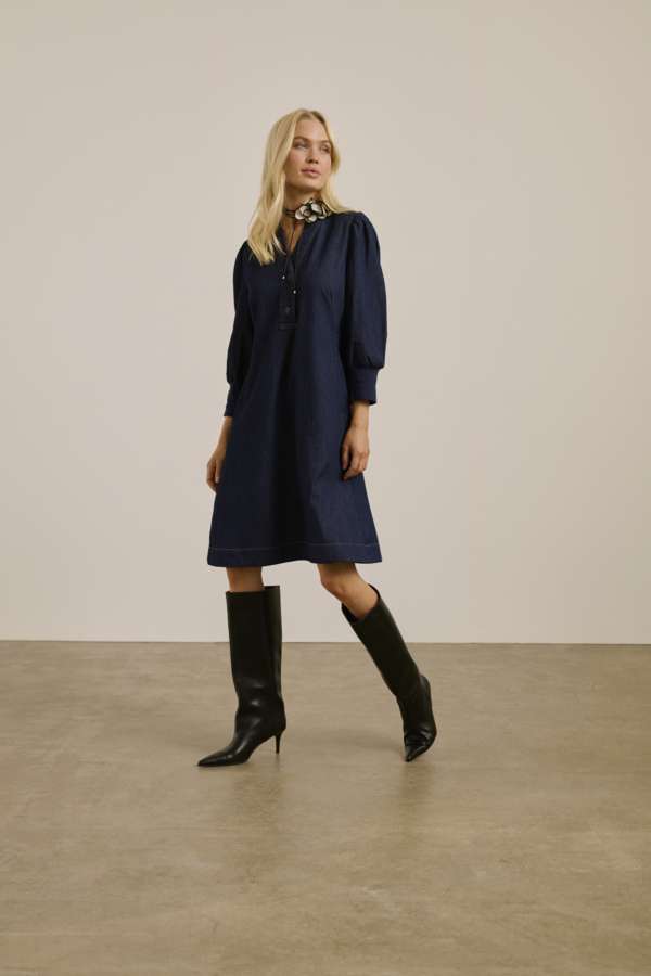 Robe Hilka Arpa denim par Culture