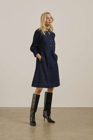 Robe Hilka Arpa denim par Culture