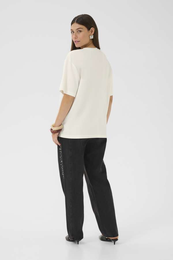 T-shirt Love blanc par Culture