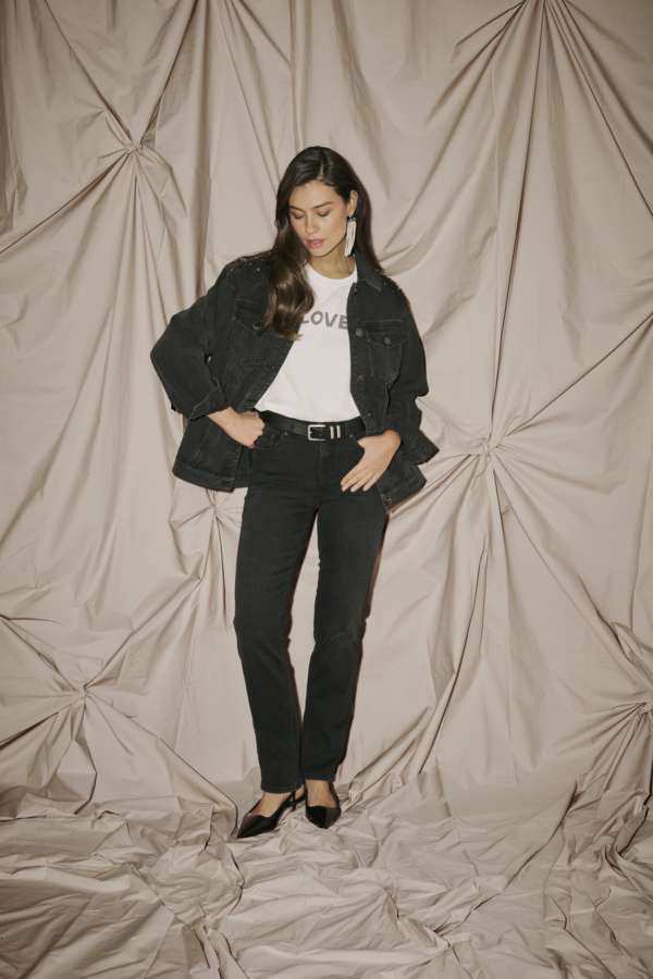 T-shirt Love blanc par Culture