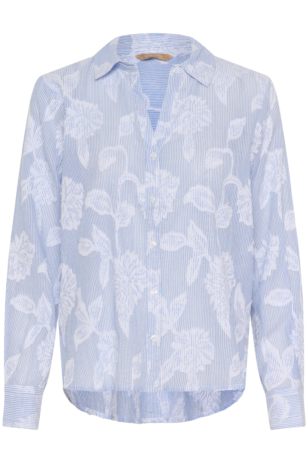 Chemisier zandy rayures bleu par Culture