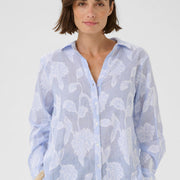 Chemisier zandy rayures bleu par Culture