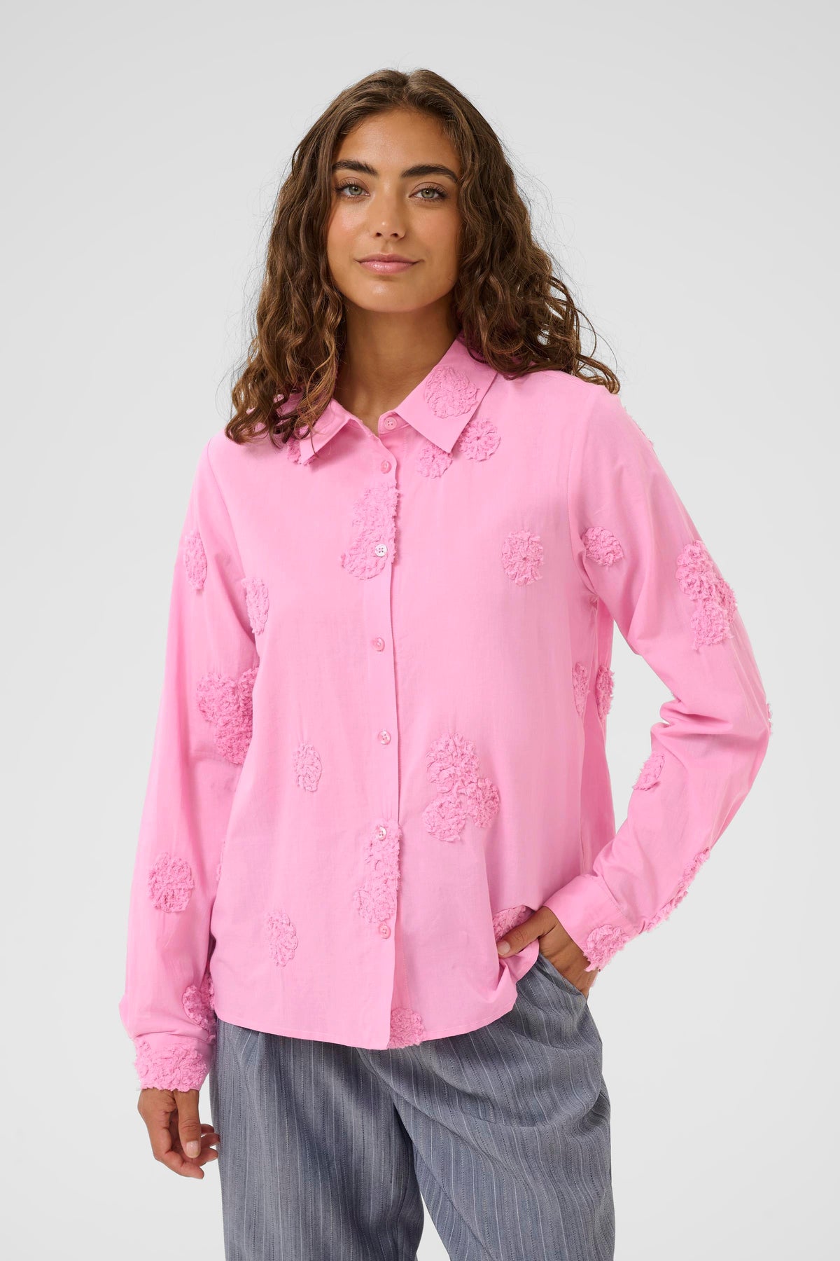 Chemisier Clover rose  par Culture