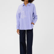 Chemisier Jani carreaux broderie par Culture