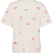T-shirt Kissy blanc par Culture
