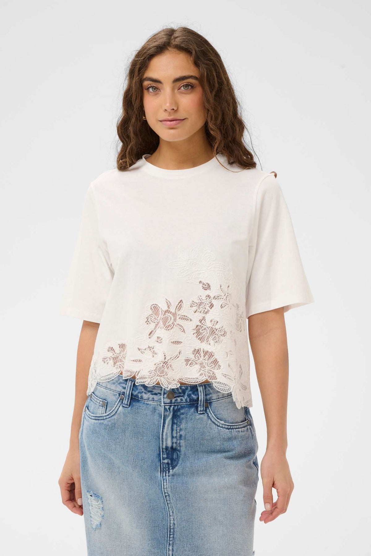 T-shirt Harley blanc par Culture