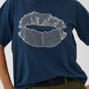 T-shirt Emba dress blue par Culture