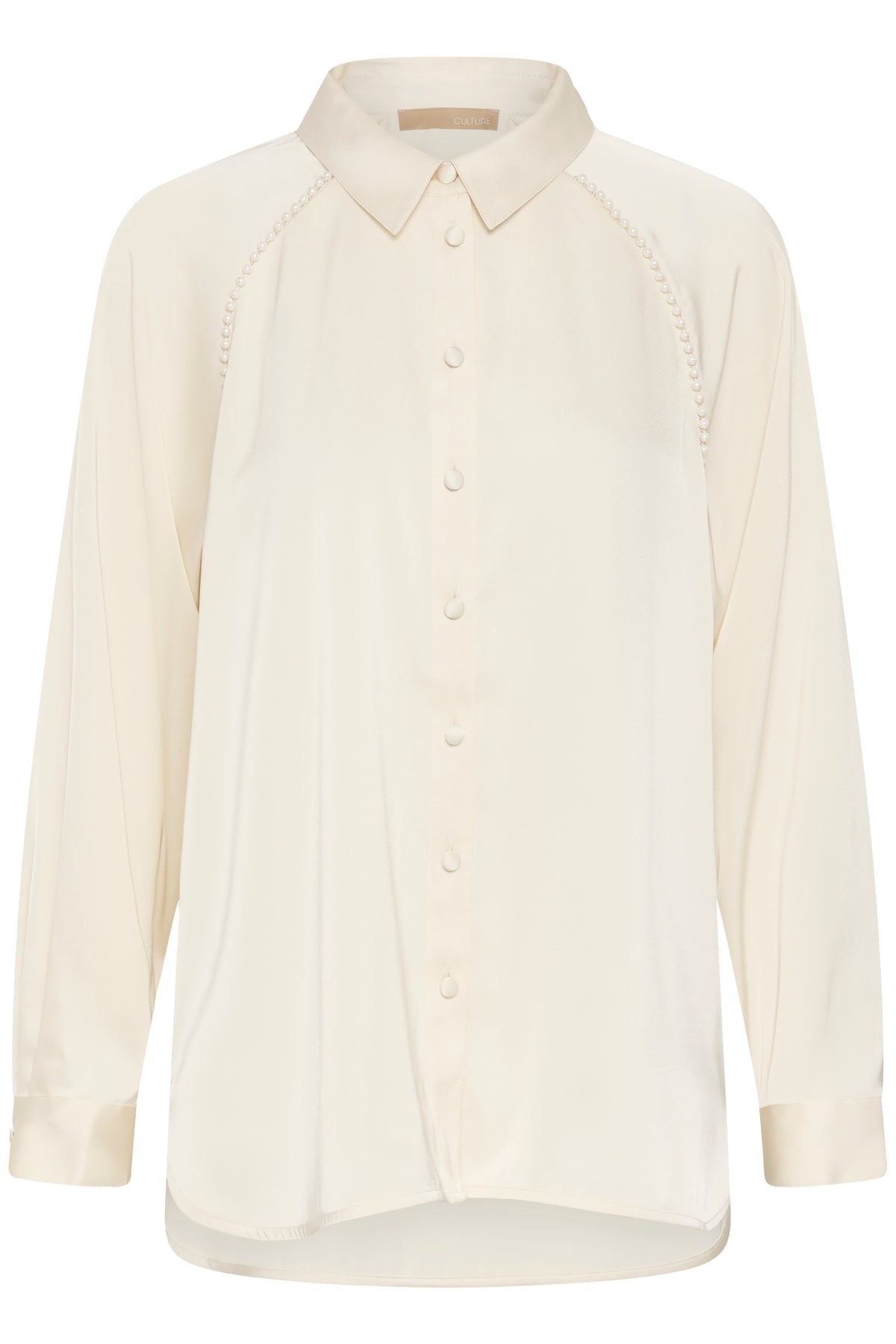 Chemisier satina blanc par Culture