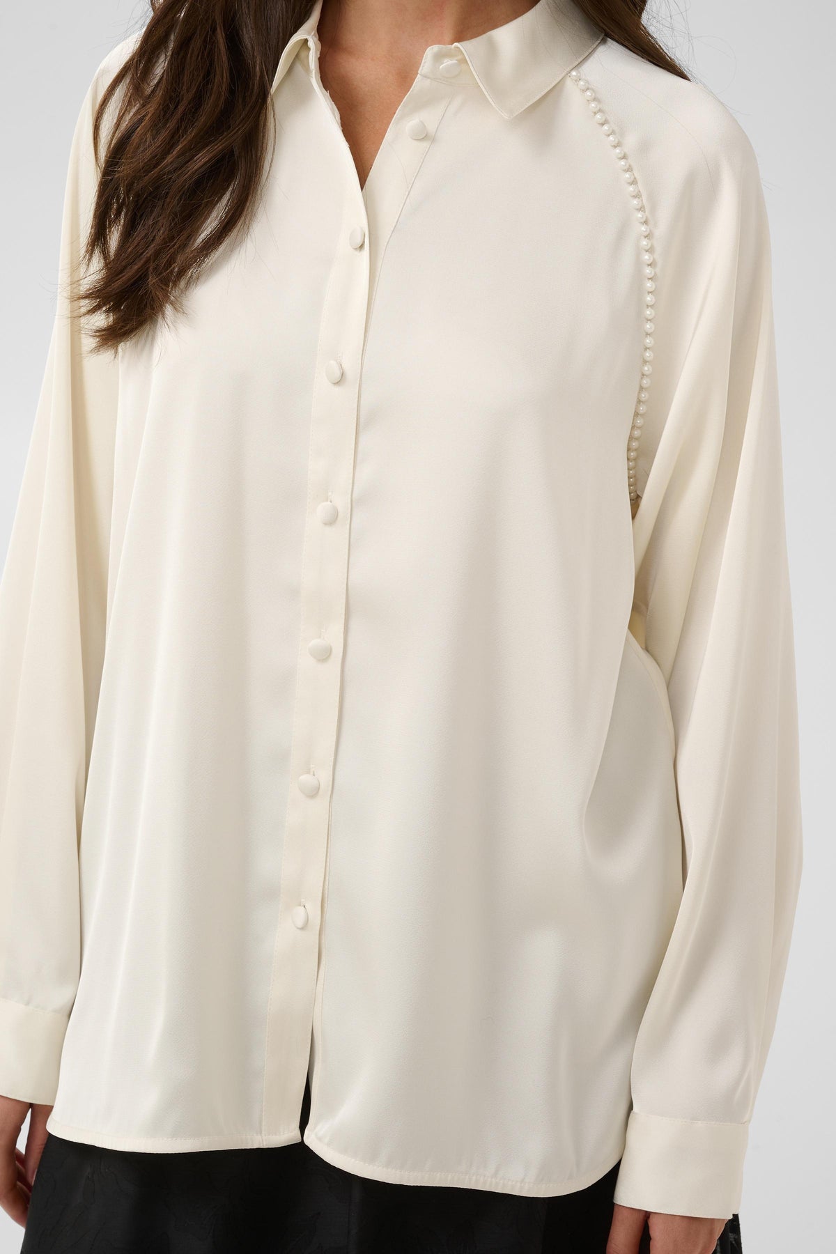 Chemisier satina blanc par Culture