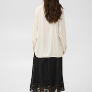 Chemisier satina blanc par Culture