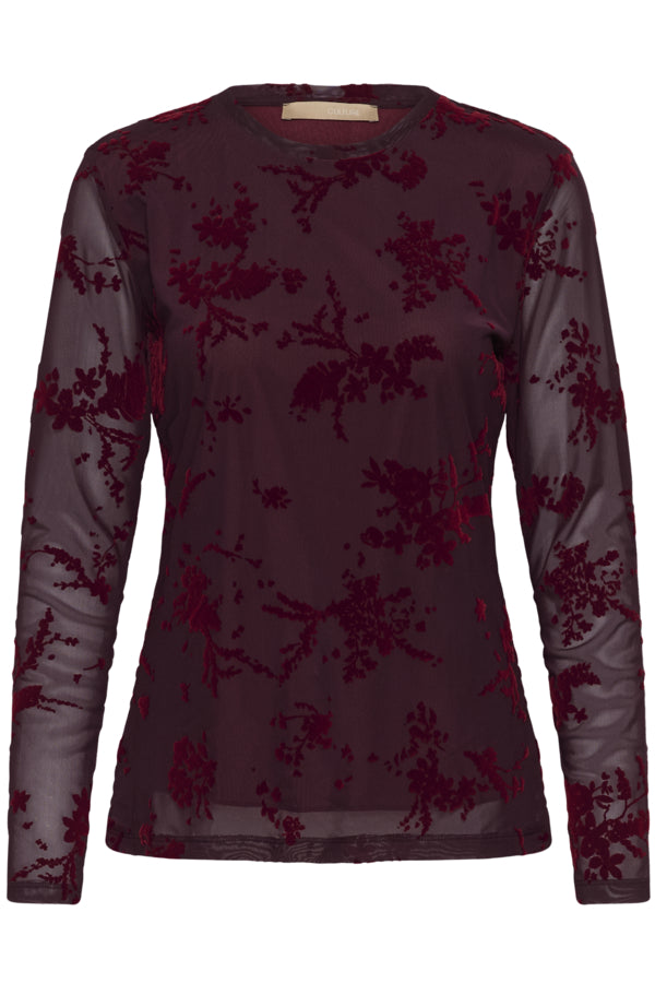 Chandail Aliba rouge vin par Culture