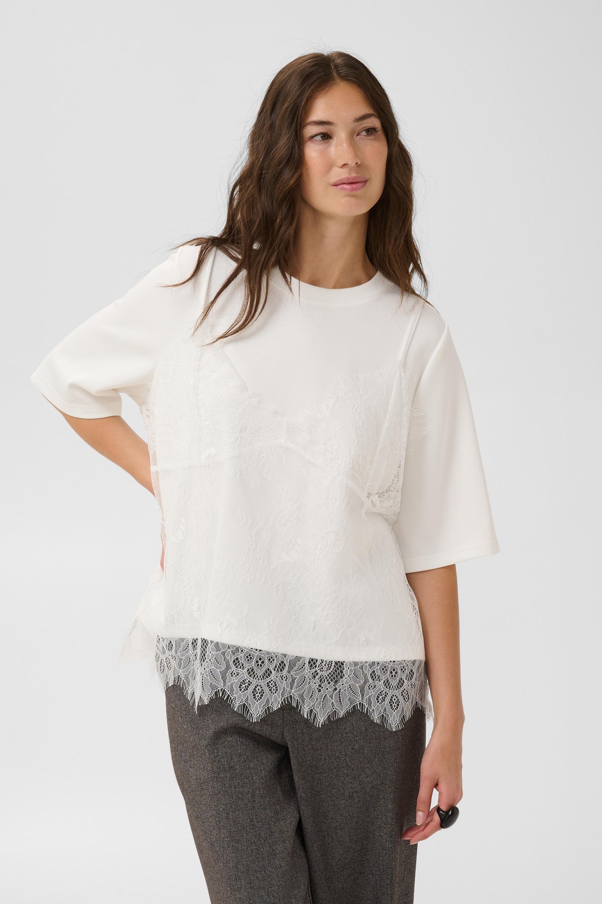 Chandail Karla Chabrina gardenia par Culture