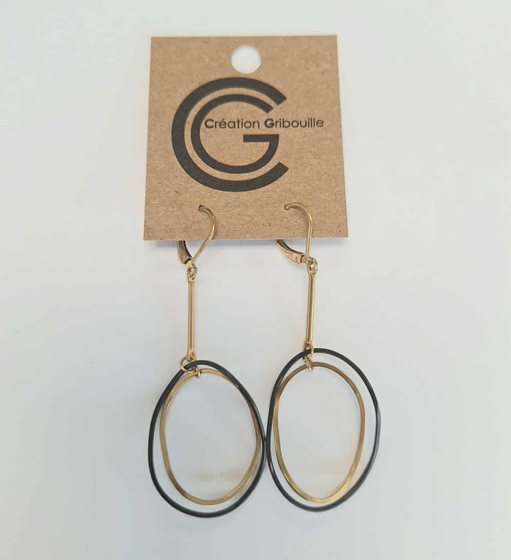 Boucles d'oreilles #653 de Gribouille