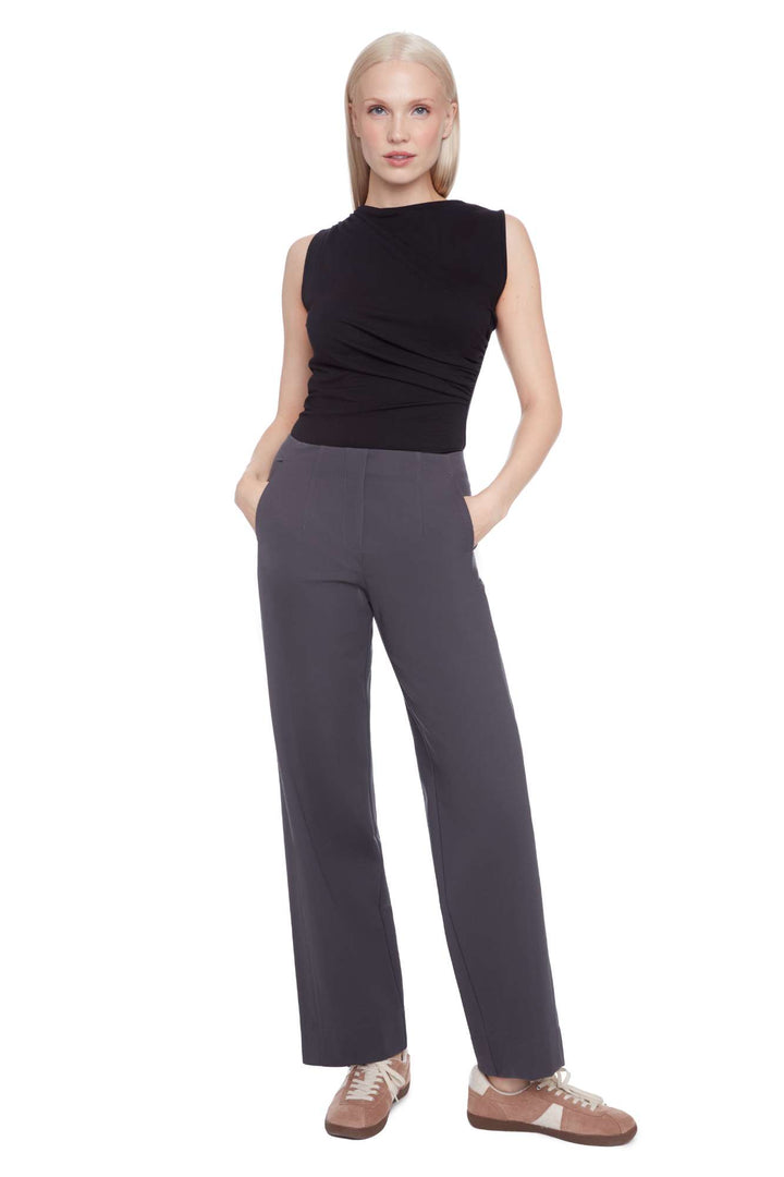 Pantalon jambe large gris par ILTM