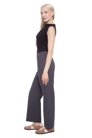 Pantalon jambe large gris par ILTM
