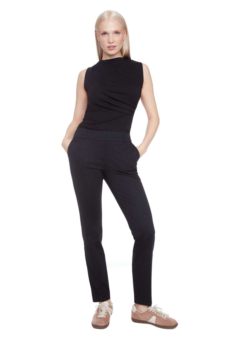 Pantalon jambe étroite rayures par ILTM
