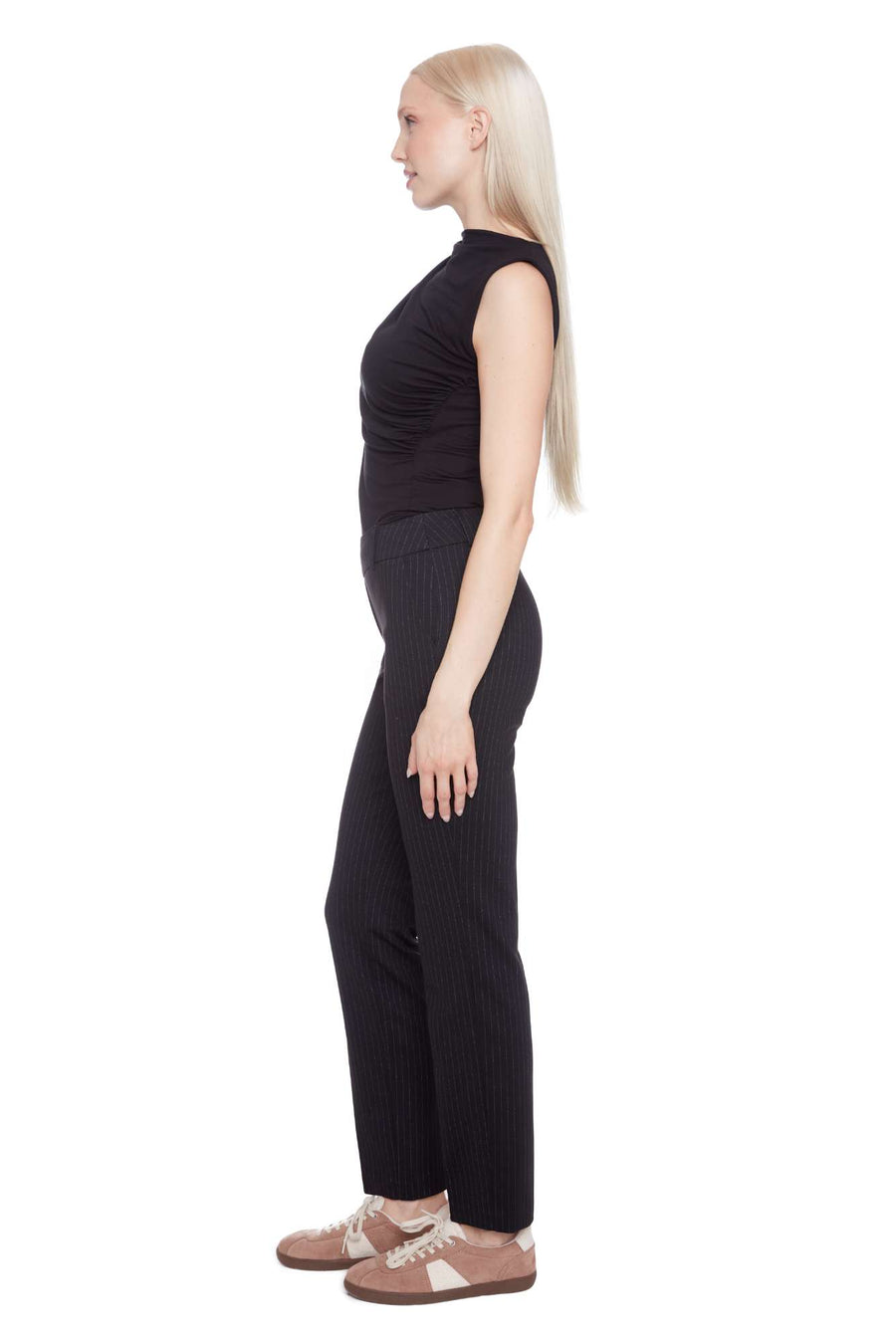 Pantalon jambe étroite rayures par ILTM