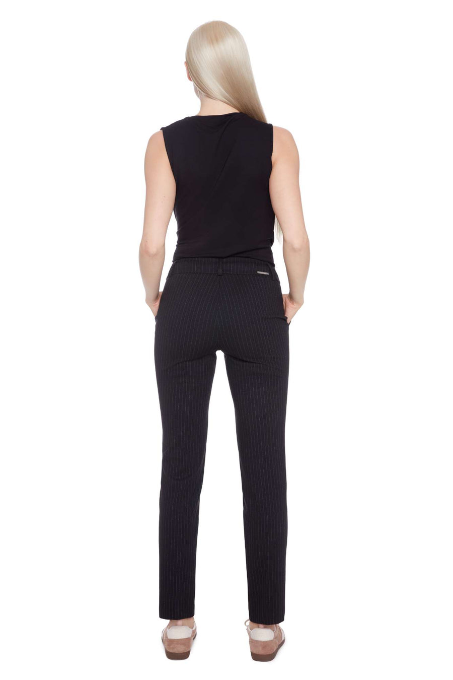 Pantalon jambe étroite rayures par ILTM