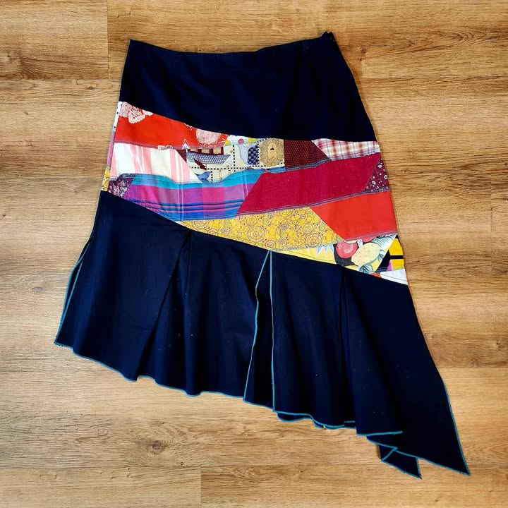 Jupe asymétrique coton medium par Myco Anna