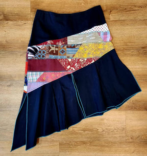 Jupe asymétrique coton medium par Myco Anna