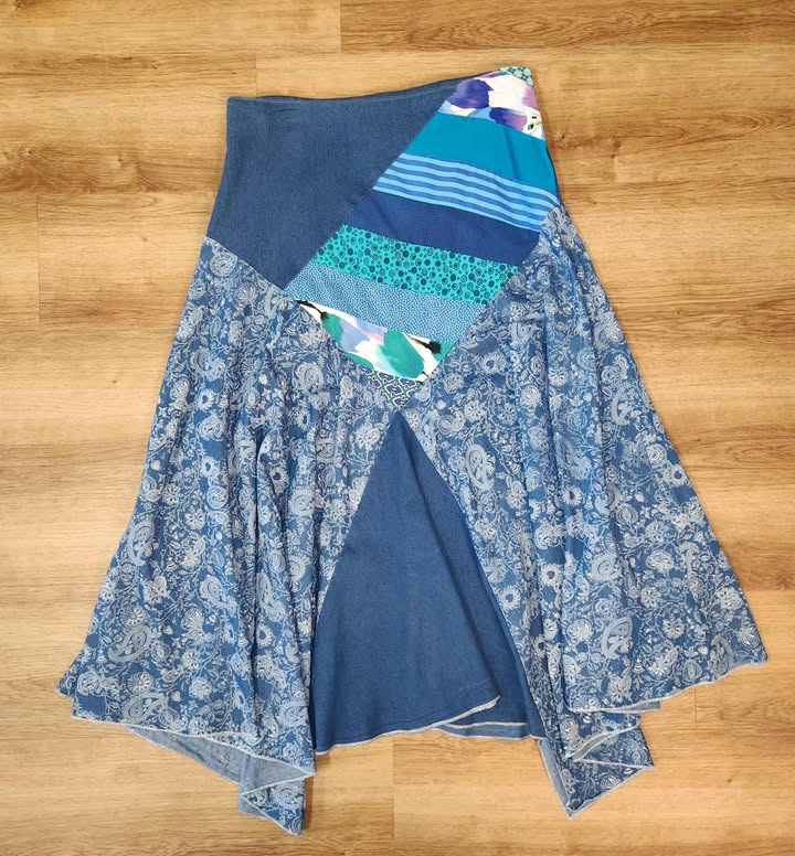 Jupe longue denim medium par Myco Anna