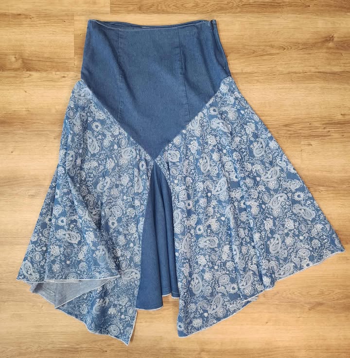Jupe longue denim medium par Myco Anna