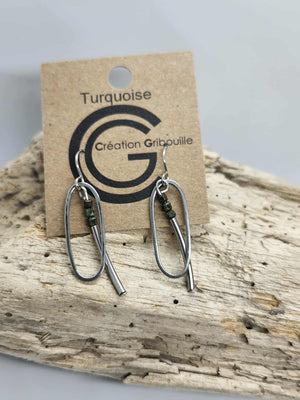 Boucles d'oreilles #828 de Gribouille